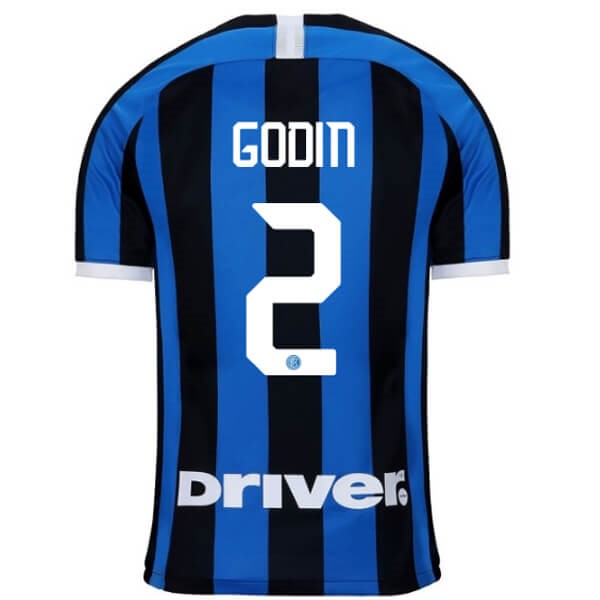 Camiseta Inter Milan NO.2 Godin 1ª Kit 2019 2020 Azul